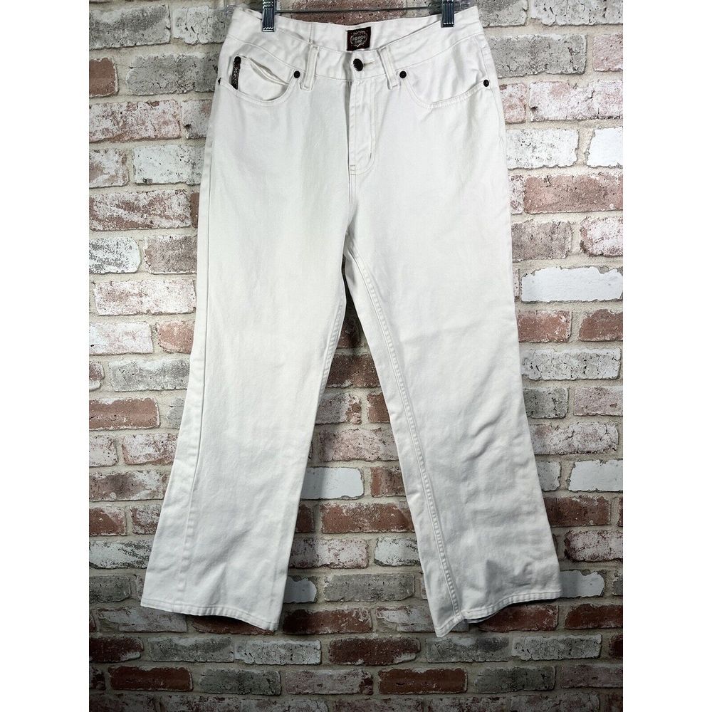 BONGO Jeans Size 7 Bootcut White